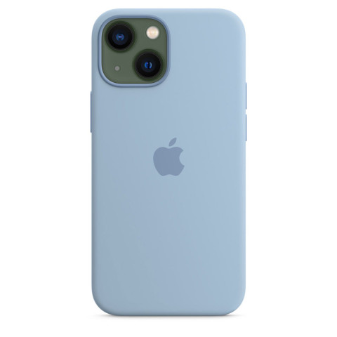 Чехол LUX Silicone Case на iPhone 13 Blue fog with MagSafe